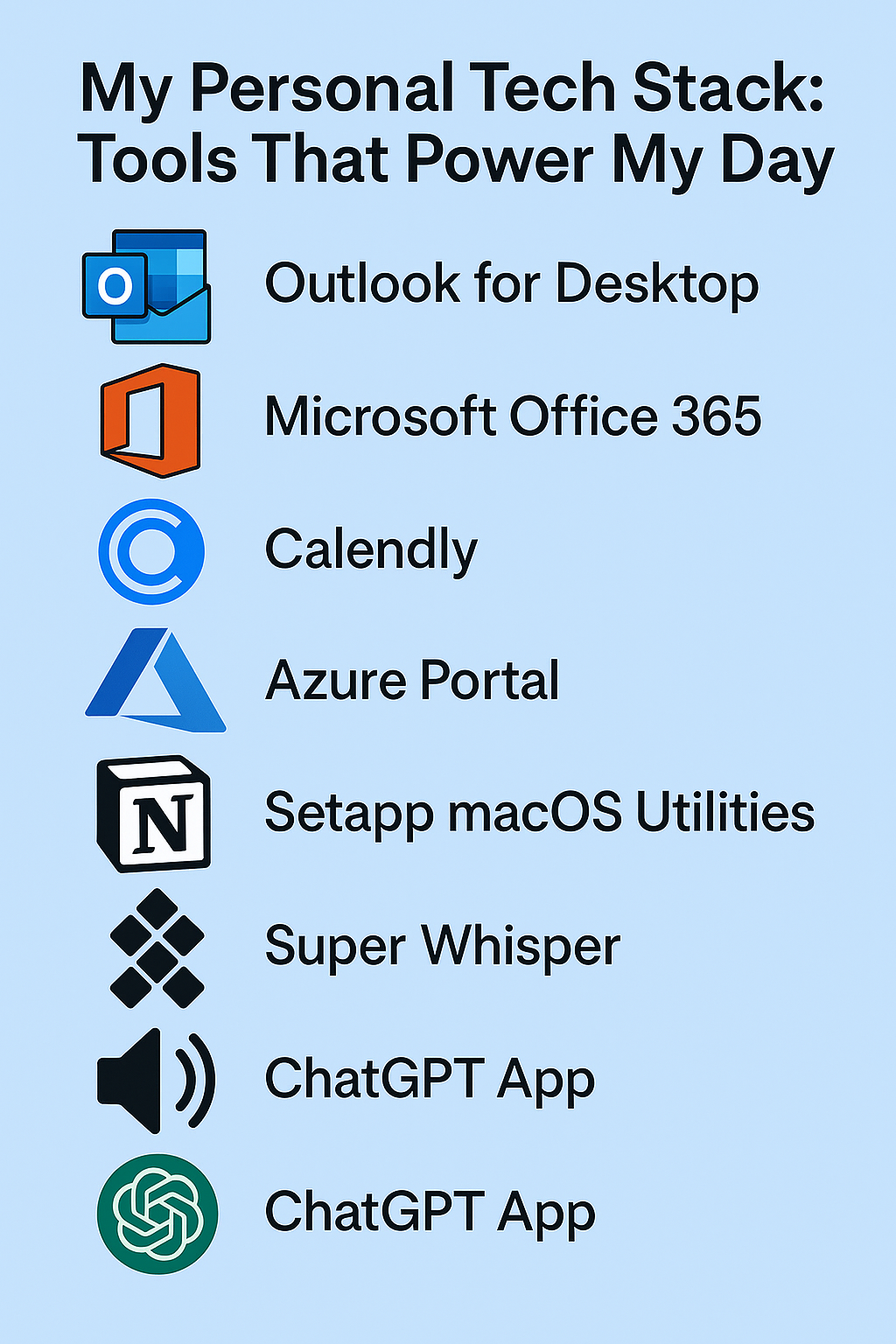 My Personal Tech Stack: Tools That Power My Day